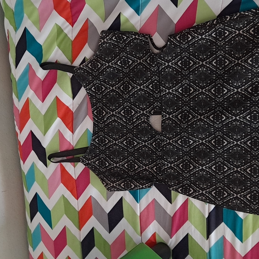 NO BOUNDARIES  cut out black dress..size XL..NEW